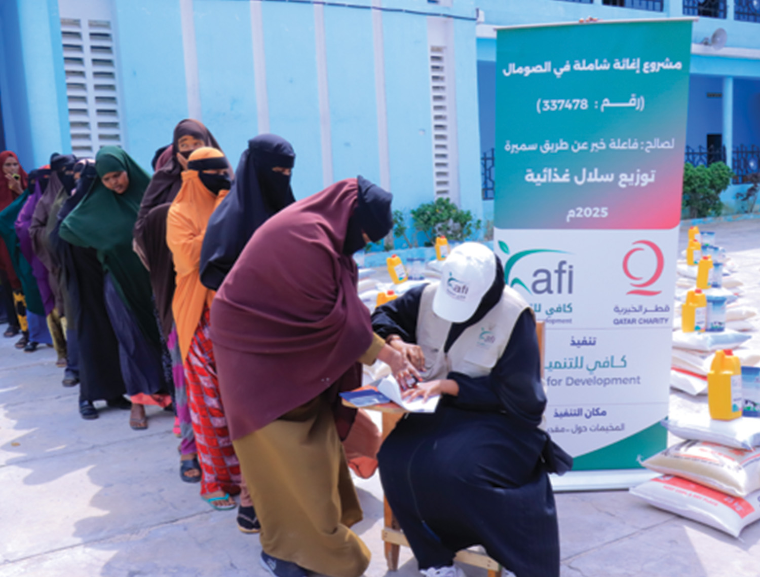 Empowering communities to cope with crises through the provision of balanced food support